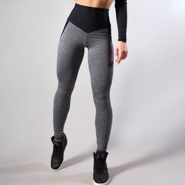 

2020 women leggings pants push up fitness gym leggins running mesh leggins seamless workout pants femme high waist mujer amp;c, Black