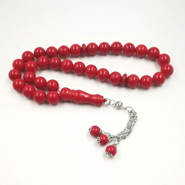 

sabh tasbih lady rosary prayer beads 33 red stone madam sobh, Black