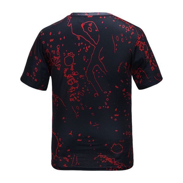 

new men's digital 3d creative hermit superman print t-shirt in summer of 2019, White;black