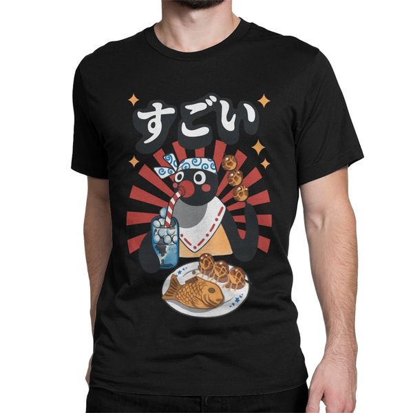 

matsuri pengin noot noot pingu for novelty round collar short sleeve clothes printed sport hooded sweatshirt hoodie men t shirt