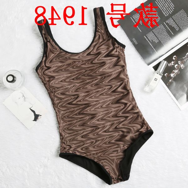 

20 new one piece swimsuit letter spring resort beach bikini