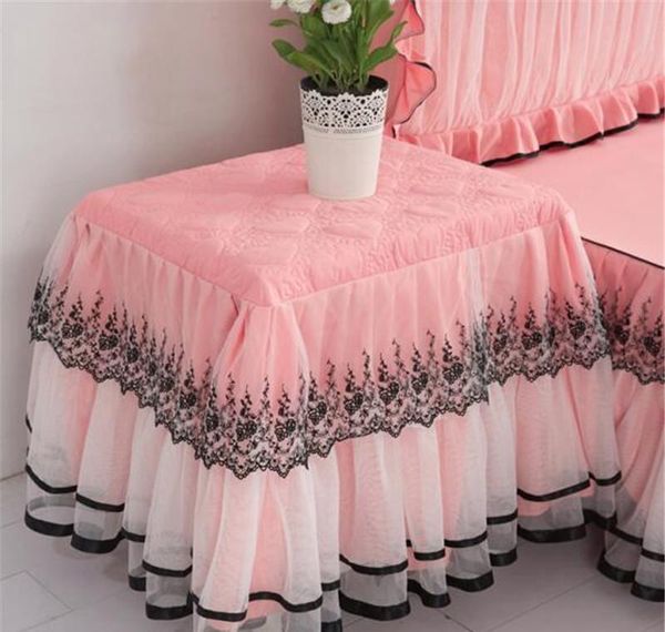 

decorative thickend cotton lace edge table dust cover 50x60cm bedside tablecloth multifunctional princes qylgcr dayupshop