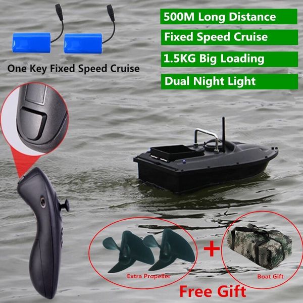 

constant speed cruise function 500m smart lure fishing remote control fishing bait boat auto rc remote control fishing bait boat y200413
