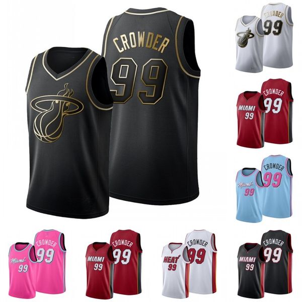 

майами высокая температура мужчины jae crowder баскетбол джерси, Black