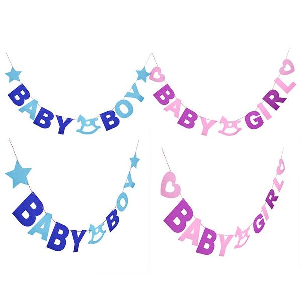 

это мальчик девочка baby shower баннер пол reveal нетканые ткани garland день декорации для вечеринок это sqcuen ppshop01