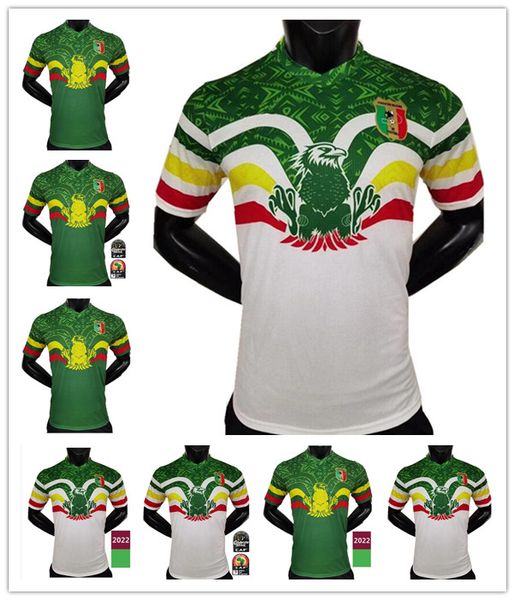 

player version 22 23 mali soccer jerseys national team bissouma fofana el bilal camara haidara hamary.t home away 2022 2023 africa cup footb, Black;yellow