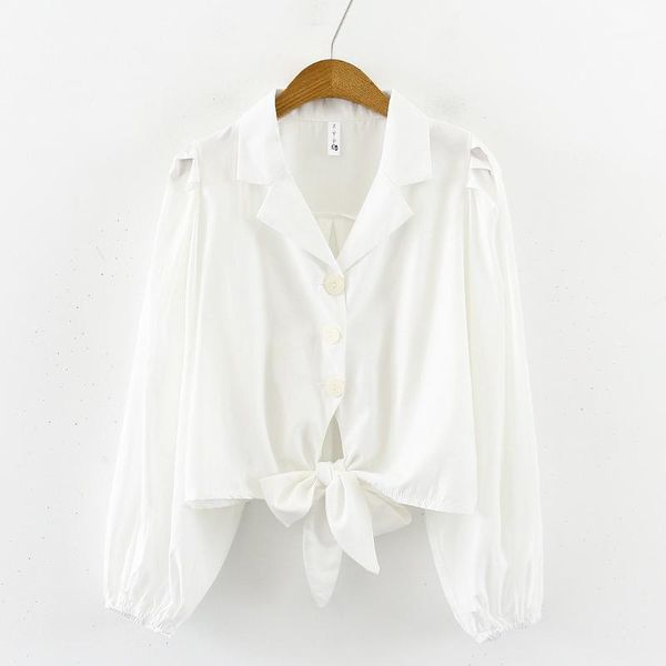 

blusas mujer de moda 2020 v-neck white blouse chiffon blouse women long sleeve women womens and blouses c7541