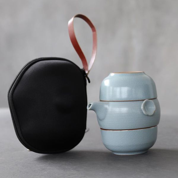 

luwu керамический чайник чайник чайник чашка чая чая портативный туристический чай набор китайских чайных комплектов кунг-фу bbyifp