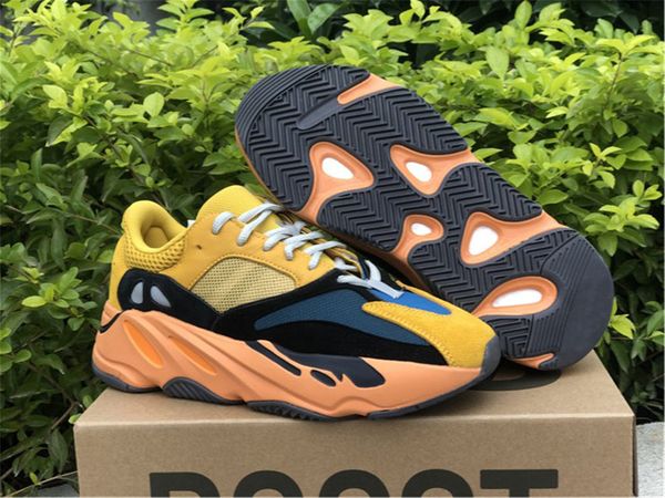 

2021 originals 700 sun gz6984 outdoor shoes men women kanye west wave runner orange yellow authentic sneakers zapatos sports with box