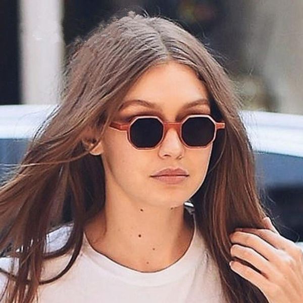 

2020 мода polygon солнцезащитные очки тенденции моды желе цвета солнцезащитных очков мужчины женщины, Black