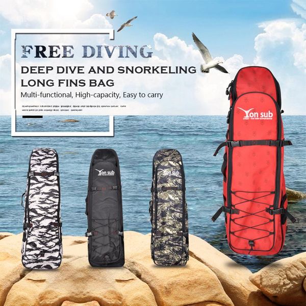 

diving bag portable equipment package large capacity long fins package four color yq38