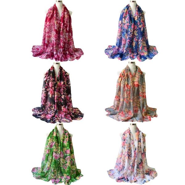 

new women fashion cotton linen printing silk scarves scarf shawl silk hijab, Blue;gray