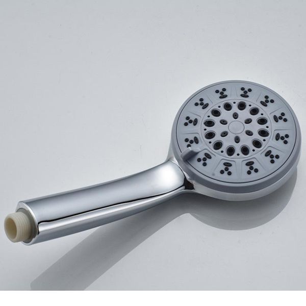 

3 functions hand held shower head water saving abs round shower head chrome plated rain shower bathroom s qylwee
