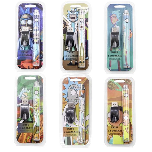 

1100mah preheat battery twist adjustable voltage vapes mod preheating 510 thread vape pens ecigs batteries mod with usb charger small bulk
