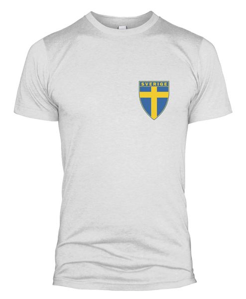 

sport 2019 new fashion o neck slim fit sweden retro footballer t shirt swedish national sverige men women skate tshirt