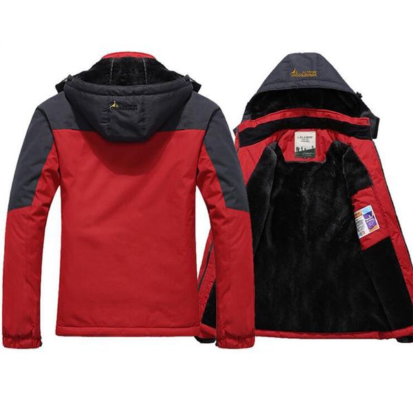 

men's winter jackets men windbreak plus velvet thick warm windproof fur coats male military hooded anorak jackets winter parka 201120, Black;brown