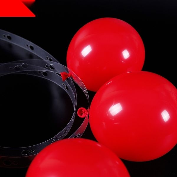 

vipqp 10 m chain plastic balloon double hole balloon modeling link room wedding chain decoration party background wall layout vwuev