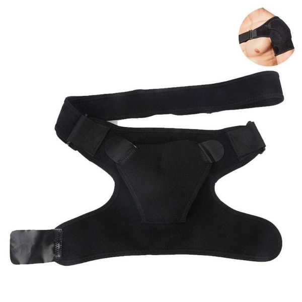 

shoulder brace sbr strap band rotator cuff support adjustable belt sleeve, Black;gray