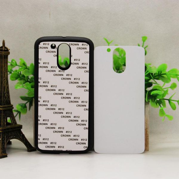 

soft 2d heat phone white cell black transparent metal sublimation press tpu+pc wholesale for moto g4 blank with case alu jimrc