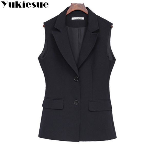 

extra plus size xl-8xl fat mm 100kg professional short coat female spring summer new sleeveless vest women vest black 1023, Black;white