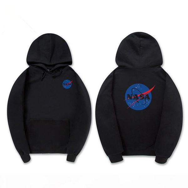 

autumn winter tide brand mens designer nasa hoodies black gray khaki pullover cotton hoodie hip hop hooded sweater lovers sweatshirts
