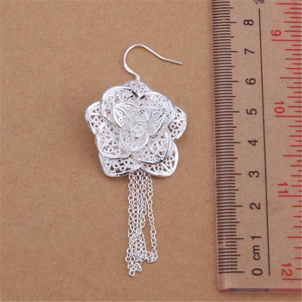 

beautiful flowers silver color earrings selling fashion jewelry holiday gifts h bbygpn, Golden