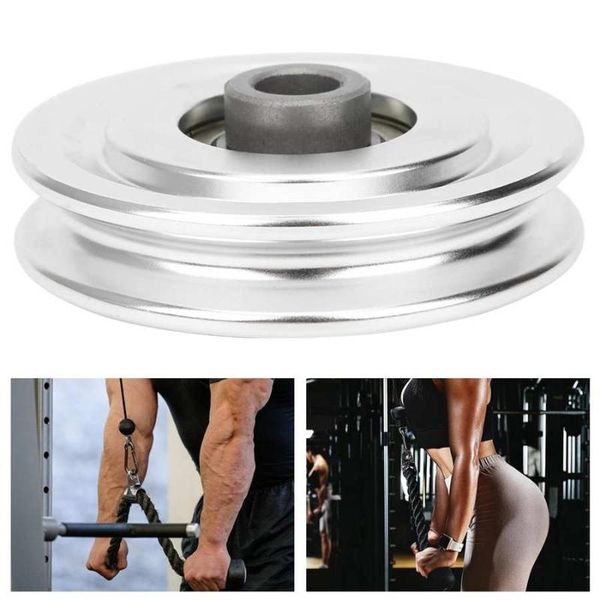 

1 pcs 70mm/80mm durable universal aluminium alloy pulley strength training exercise hardware fitness equipment accessory