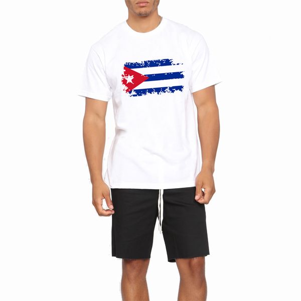 

blwhsa cuba fans cheer for cuba national flag design s short nostalgic style summer sport hooded sweatshirt hoodie men t shirt
