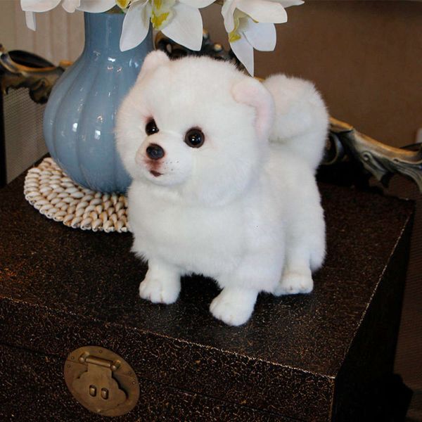 

bomei craft fabric south samoye korean pure white simulation dog doll h4ktq2uv