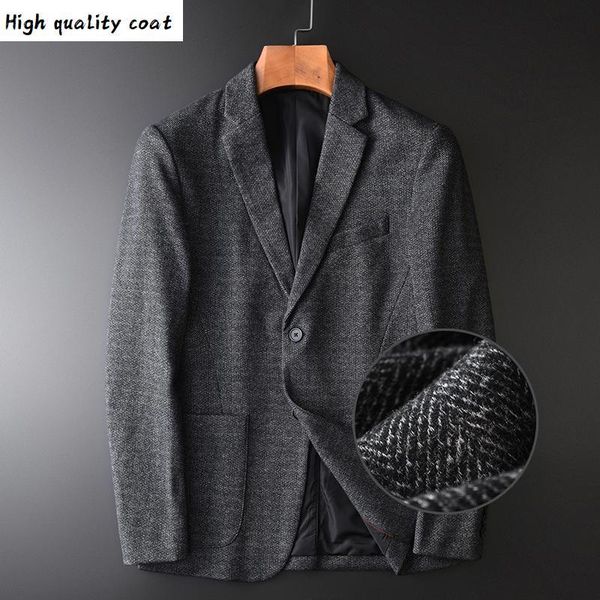 

autumn in and winter, wore a flat breasted robe for an upscale man and a fashionable for man, White;black