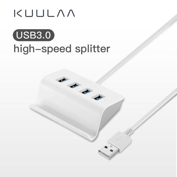 

kuulaa usb hub adapter usb 3.0 dock fast transfer splitter 4 ports 4 in 1 extention data transfer for pc pro