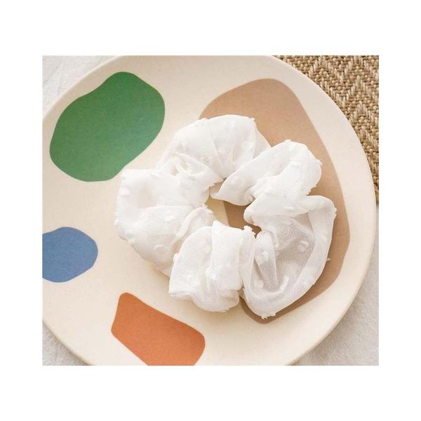 

korean modis kawaii lace women elastic hair bands tie gum girls cute mesh scrunchie ponytail h wmtuya lihuibusiness, Golden;silver