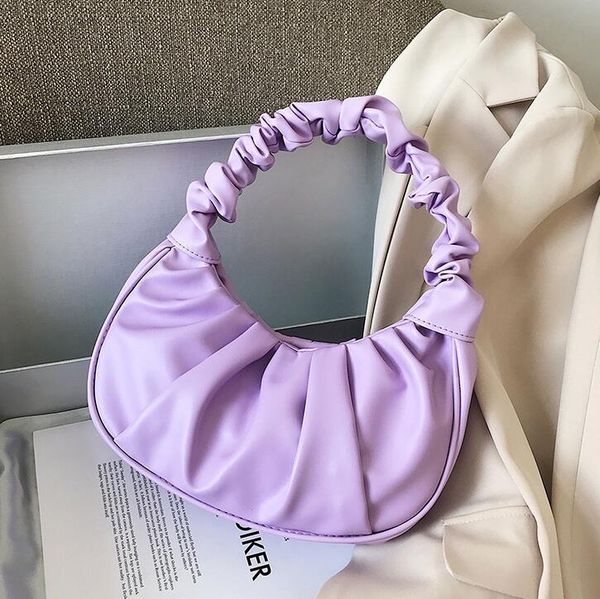 

wholesale ladies gentle fashion cloud bag versatile pleated handbags shoulder bag women underarm bags