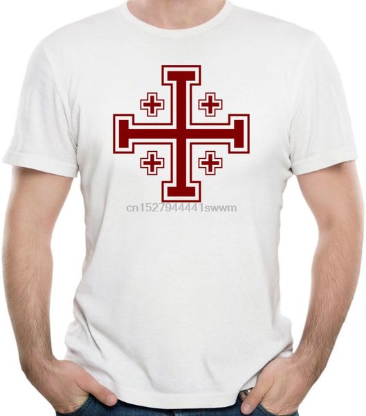 

иерусалимский крест христианских исторический новые летнего стиль ооной новизна хип-хоп рок футболка мужчина футбол футболка спорт толстовка
