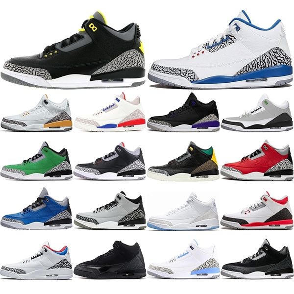 

with socks new jumpman 3 unc 3s mens women basketball shoes fragment knicks rivals satin chicago trainers sneakers size 40-47