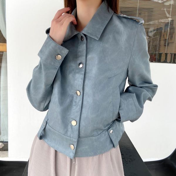 

new arrival brand pu faux leather women leather jacket coat 2020 new women's jackets outerwear ladies coats female coat1, Black