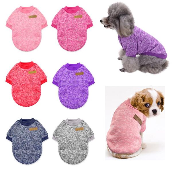 

warm dog cat clothing autumn winter dog sweater for small dogs cats chihuahua pug kitten outfit cat coat pet clothes