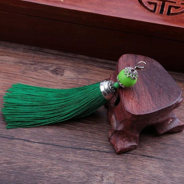 

2pcs lobster clasp decorative tassel fringe diy alloy craft tassel curtain garment sewing accessories key hooks tassel fringe h sqcdec