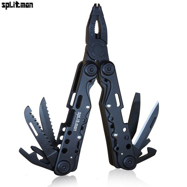 Multitool Pocket Pinza pieghevole Camping Survival Knife Multi Tool Pliers Conbination Outdoor EDC Utensili manuali Gear Kit Y200321 di alta qualità