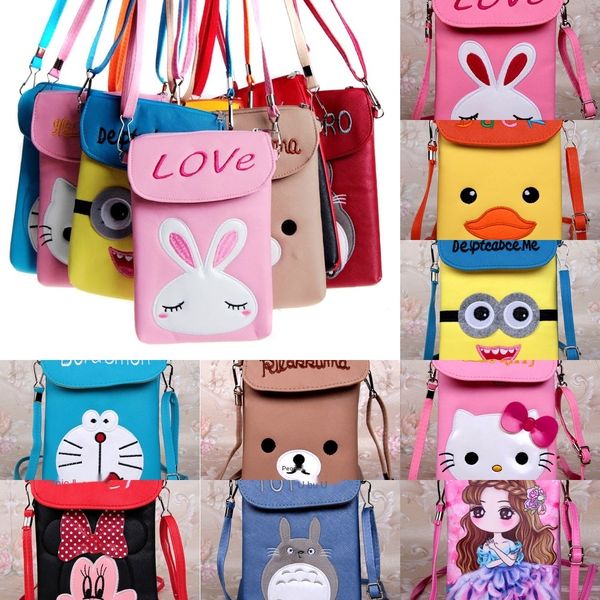 

stationery store new cartoon animal pu package postman packagestationery postman bag leather vertical 2-pocket female messenger bag bpofa bp
