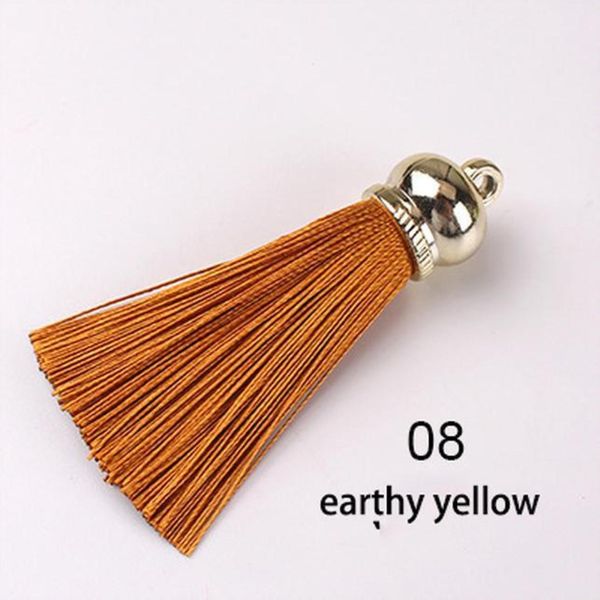 

2pcs 5cm small silk tassel brush fringe bookmark tassel satin phone tassels for crafts earrings material jewelry diy cloth decor h qyldta