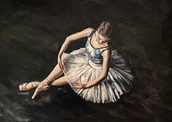 

ballerina" ballet dance swan lake woman home decoration handpainted &hd print oil painting on canvas wall art canvas pictures 210