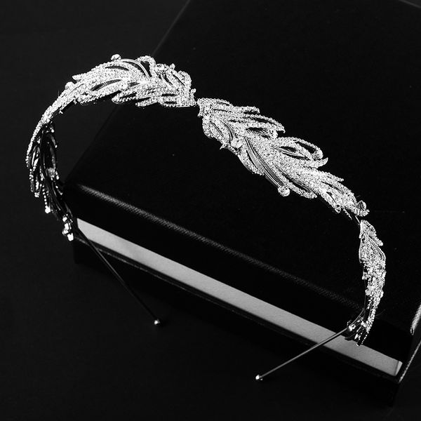 

theaddress 2020 new dress accessories 18-year-old bridal wedding crown queen fan, Silver
