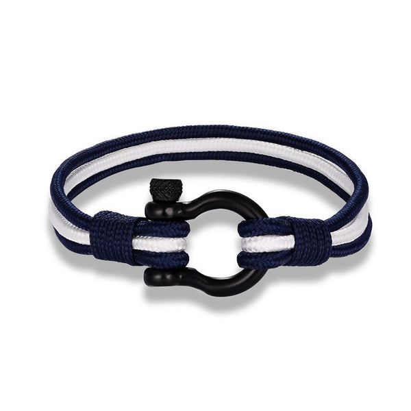 

mkendn new fashion country spain flag sport camping parachute cord men women nautical survival rope chain bracelet spo jlloop