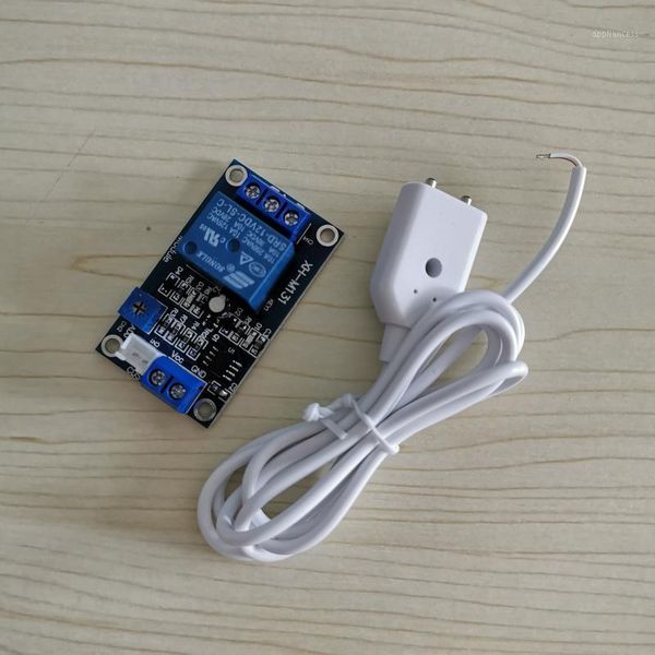 

5v 12v water detector relay module water leakage sensing cable leakage alarm1