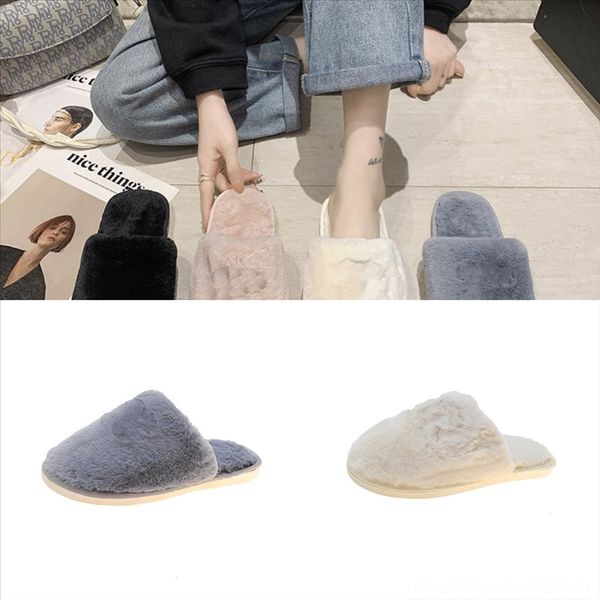 

vinbr women indoor winter warm plush anti slip lovers home slides slippers shoes sonic plush slipper kid men woman house floor, Black