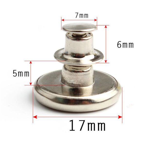 

2pcs snap fastener metal buttons for clothing jeans perfect fit adjust button self increase reduce waist nail sew jllbfh, Blike;white