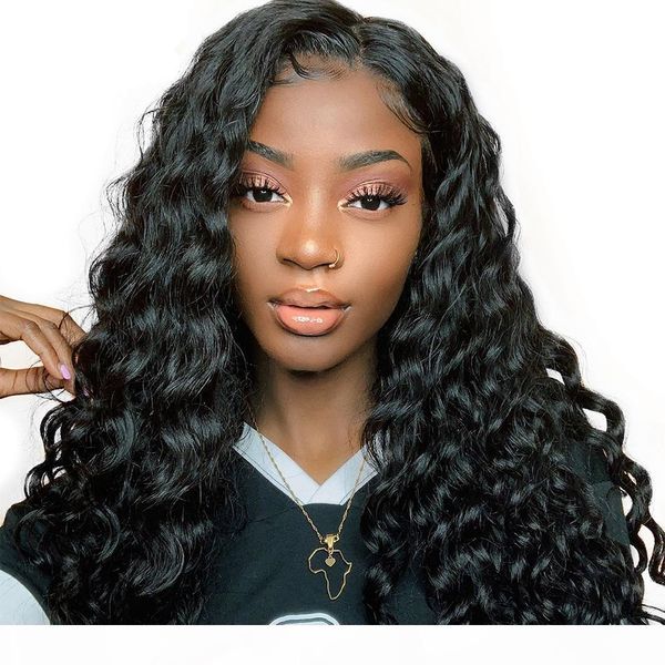 

4x4 brazilian deep wave human hair wigs brazilan deep wave virgin hair lace frontal wigs natural color, Black;brown