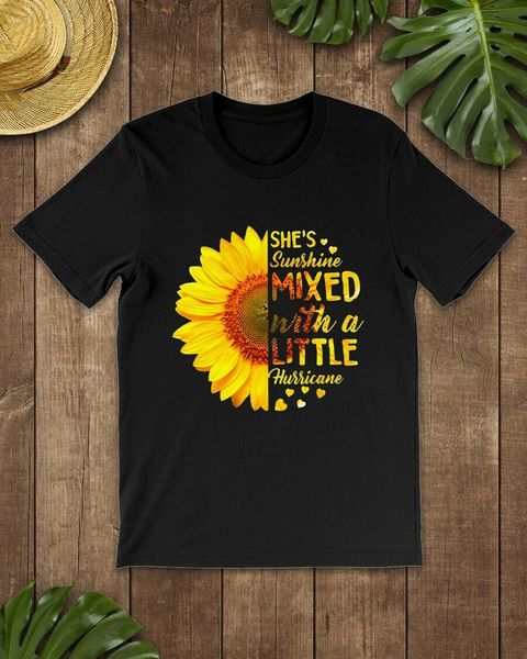 

sunflower she's sunshine mixed with a little t shirt men s 6xl black made in usa 013888 sport hooded sweatshirt hoodie