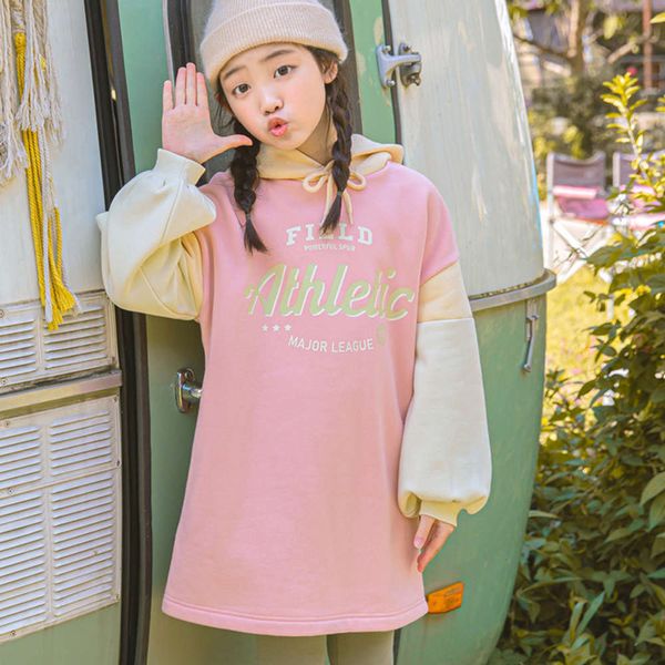 

foam plush 2020 new korean girls' winter sve thickened hoodie cute girl's wtern sle children's wear, Black